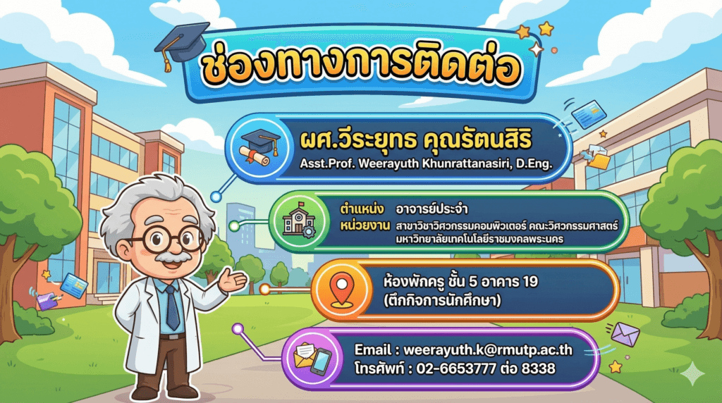 ช่องทางติดต่อ